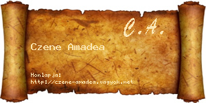 Czene Amadea névjegykártya